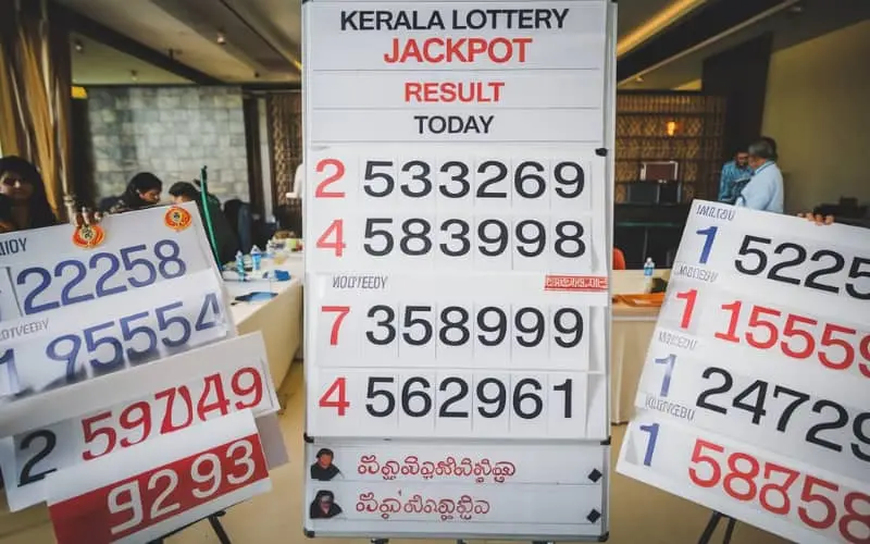 kerala lottery jackpot result today